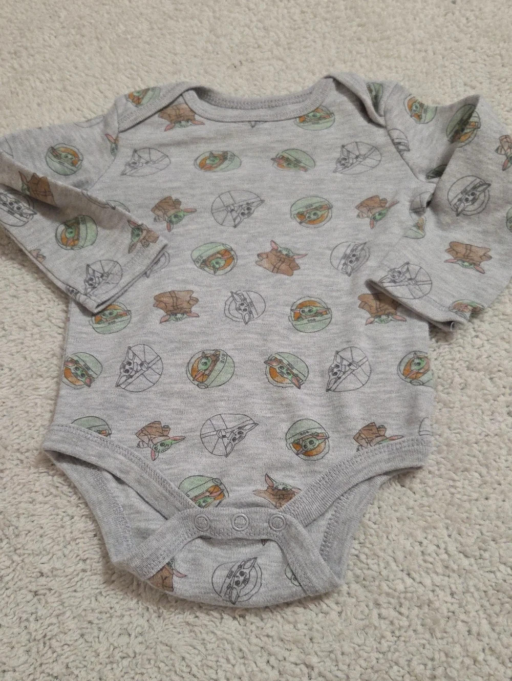 STAR WARS BABY YODA ONESIE